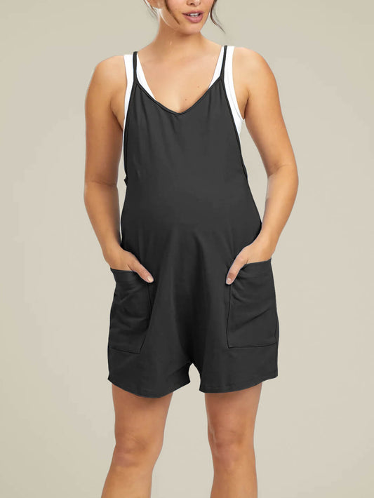 Playsuit Women - Oversized Relaxed Romper with Shorts