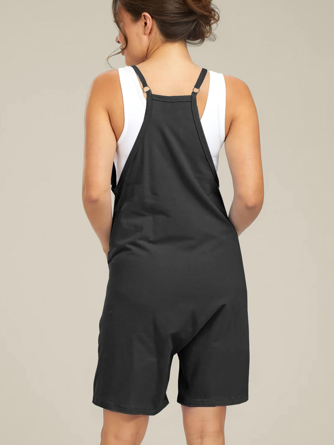 Playsuit Women - Oversized Relaxed Romper with Shorts