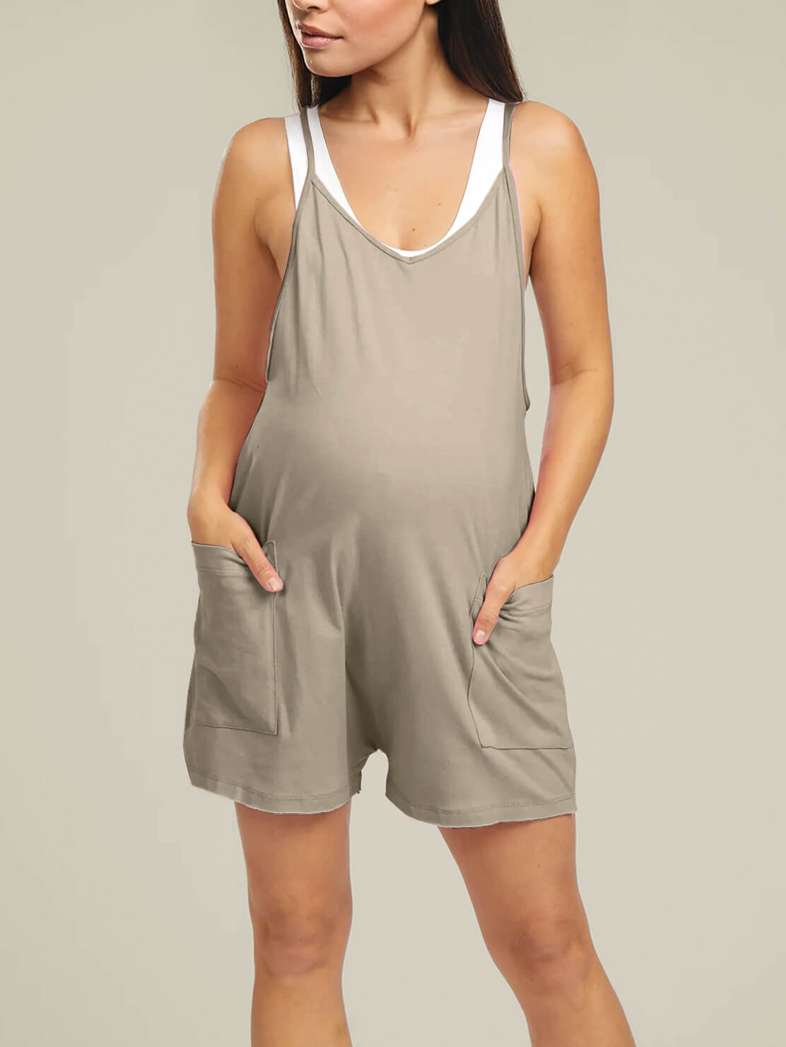 Playsuit Women - Oversized Relaxed Romper with Shorts