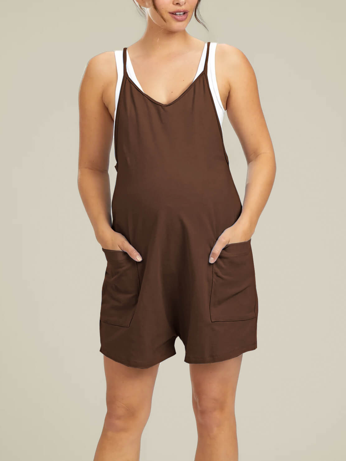 Playsuit Women - Oversized Relaxed Romper with Shorts
