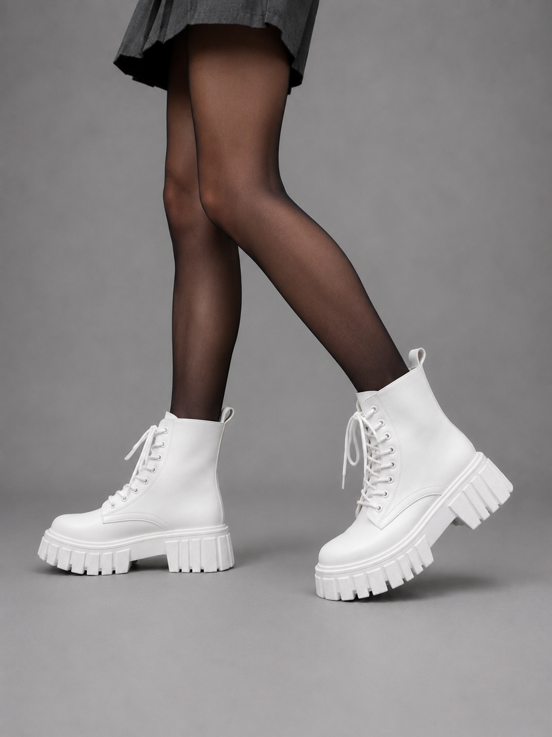 Boots Women - Black Combat Boots