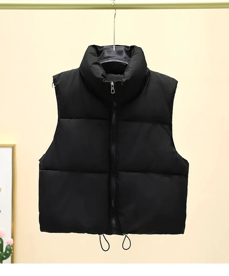 Gilet Women - Padded Gilet with Stand Collar