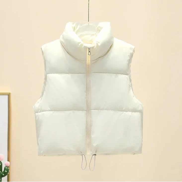 Gilet Women - Padded Gilet with Stand Collar
