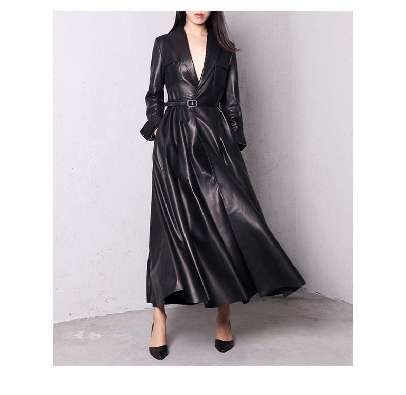 Trench Coat Women - Double-Breasted Belted Trench Coat