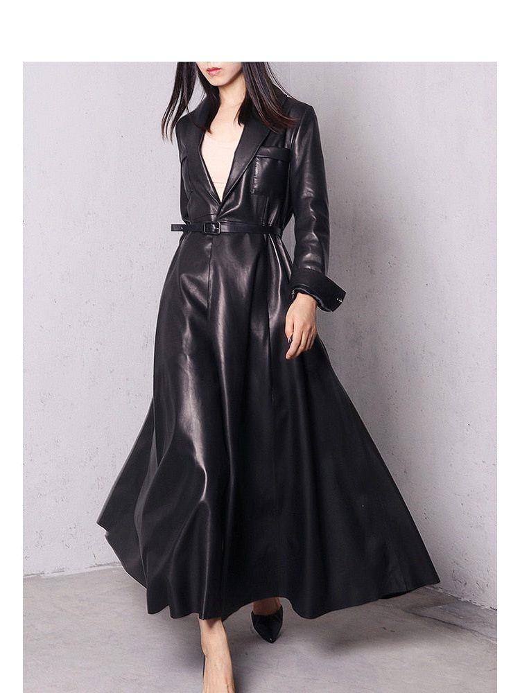 Trench Coat Women - Double-Breasted Belted Trench Coat