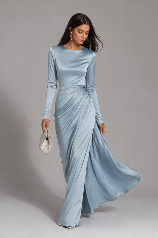 Maxi Dress Women - Ruched Maxi Dress