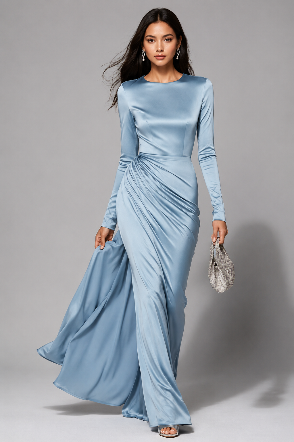 Maxi Dress Women - Ruched Maxi Dress