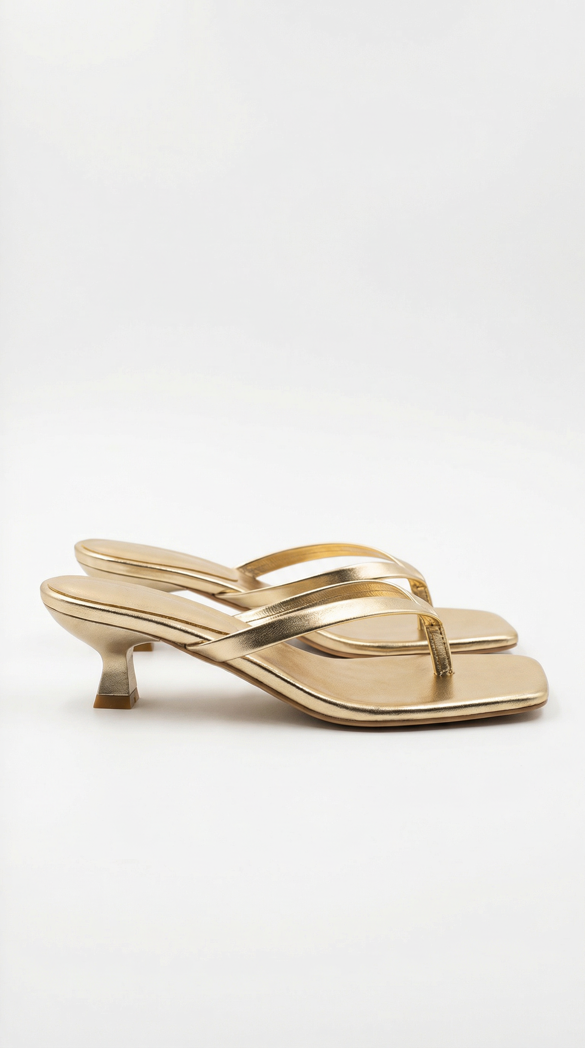 Sandals Women - Low Heel Toe Post Mule Sandals
