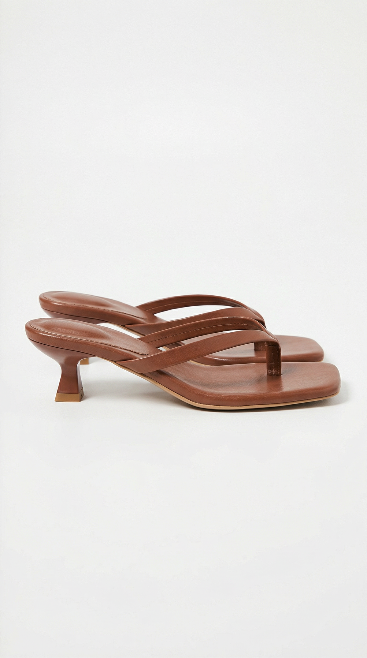 Sandals Women - Low Heel Toe Post Mule Sandals