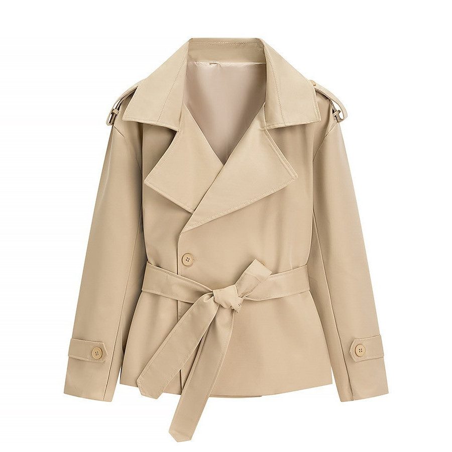 Trench Coat Women - Wrap Belted Trench Coat