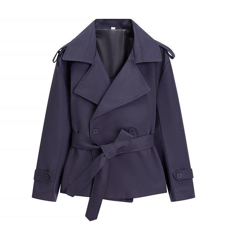 Trench Coat Women - Wrap Belted Trench Coat