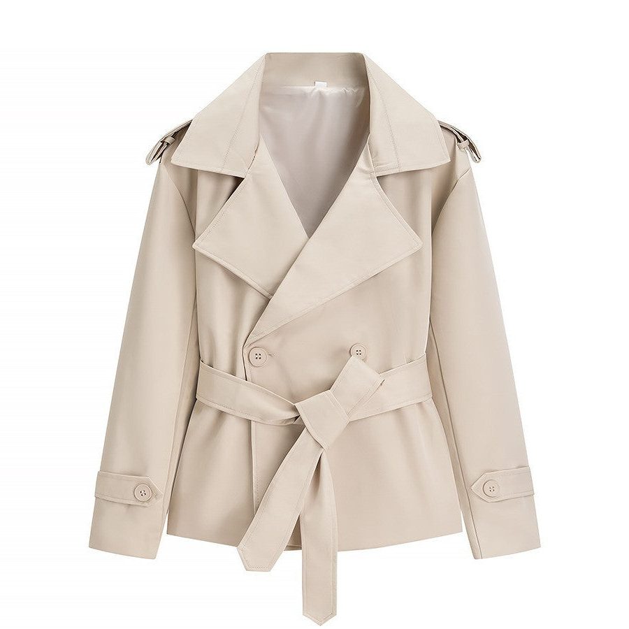 Trench Coat Women - Wrap Belted Trench Coat