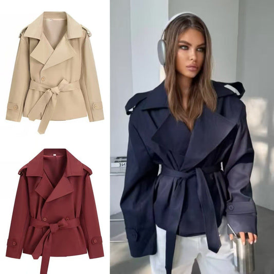 Coat Women - Trench Adjustable Coat