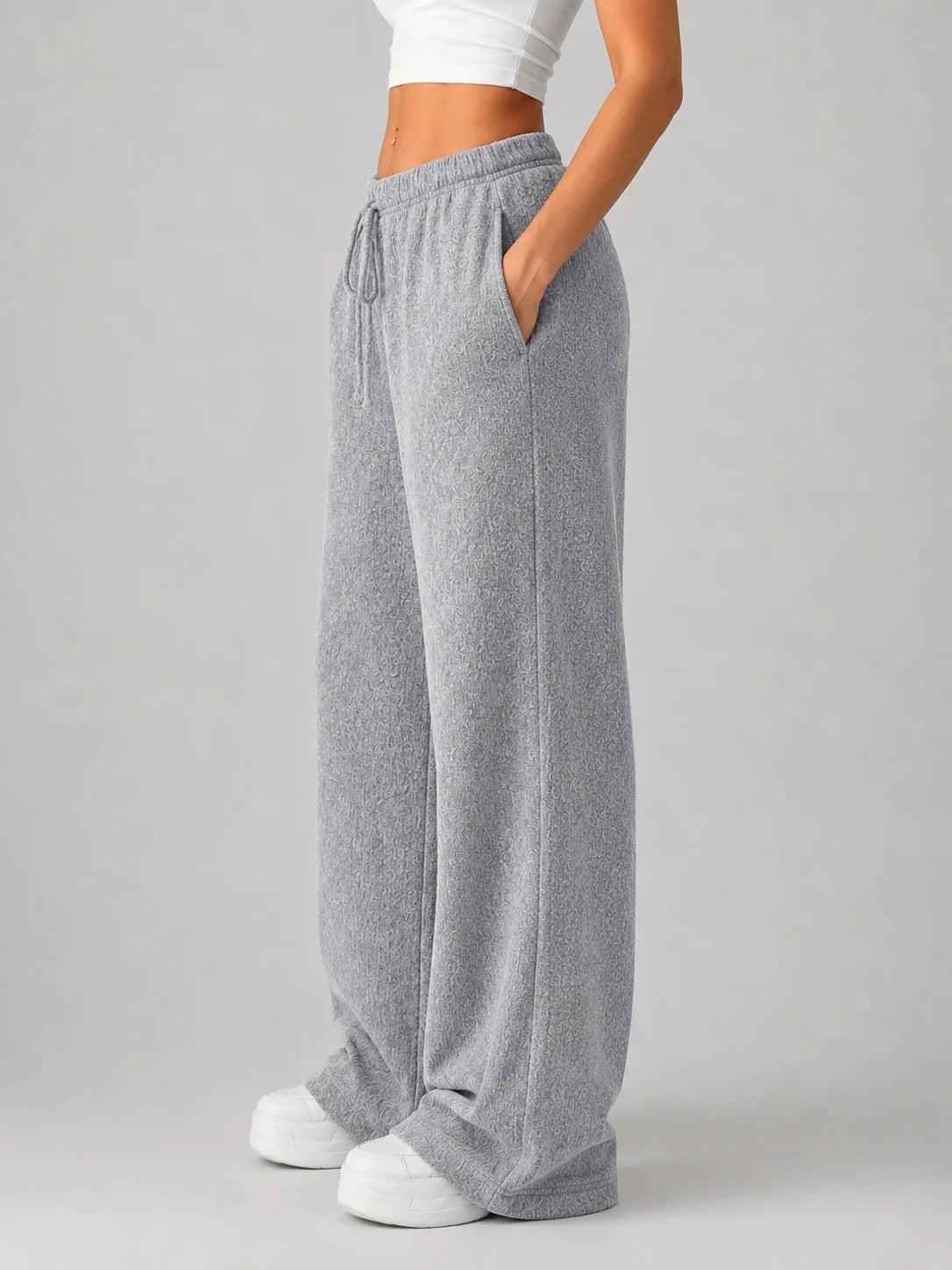 Trousers Women - Wide Leg Trousers with High Waist
