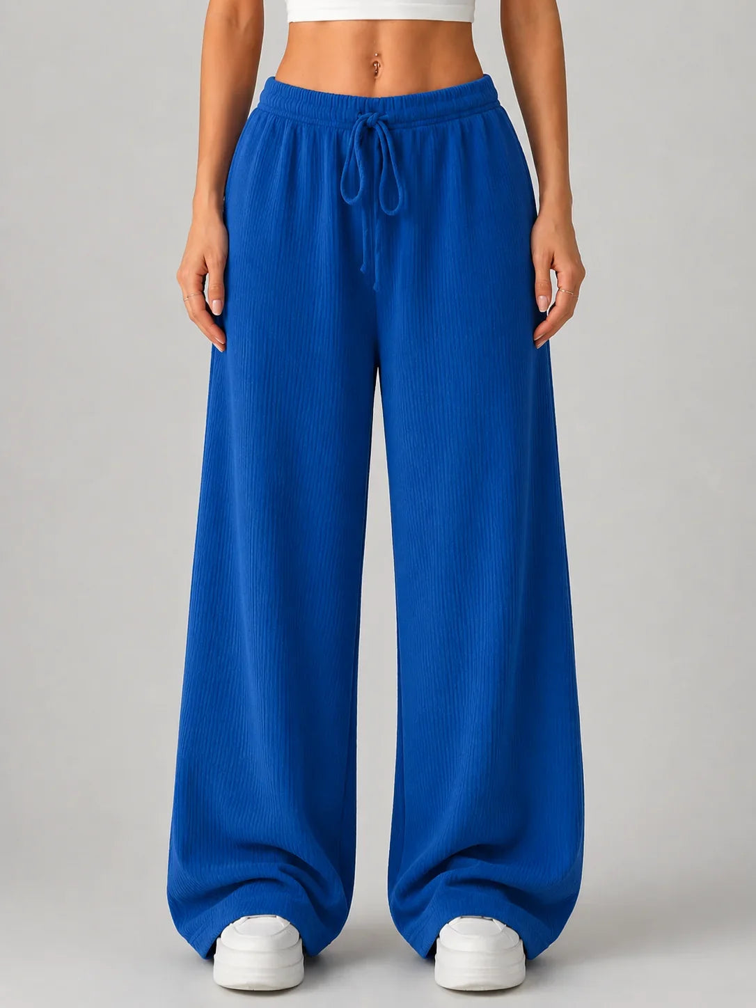 Trousers Women - Wide Leg Trousers with High Waist