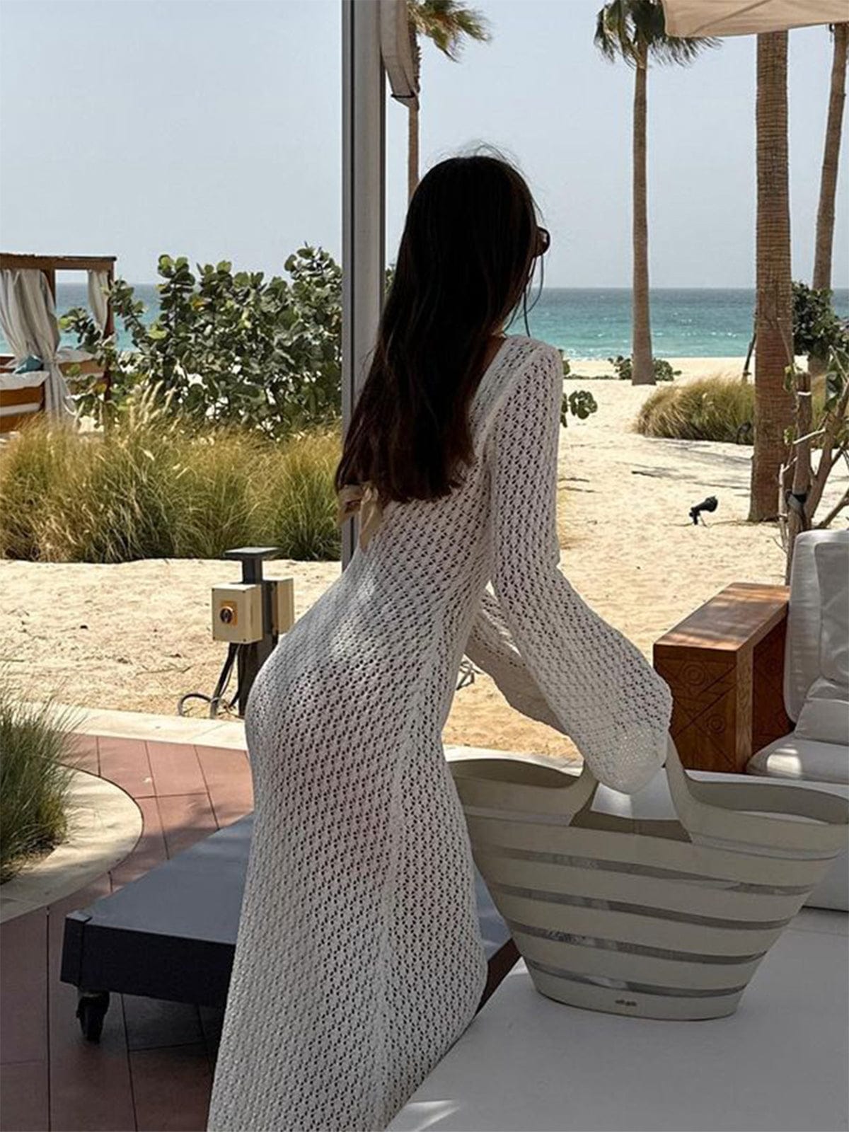 Maxi Dress Women - Button Front Summer Dress