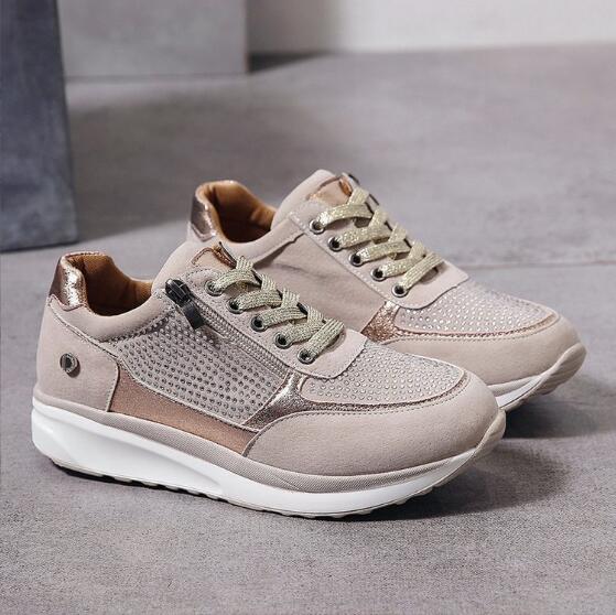Shoes Women - Casual Cushioned Shoes with Padded Footbed