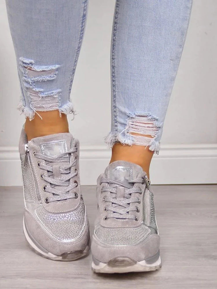 Shoes Women - Casual Cushioned Shoes with Padded Footbed