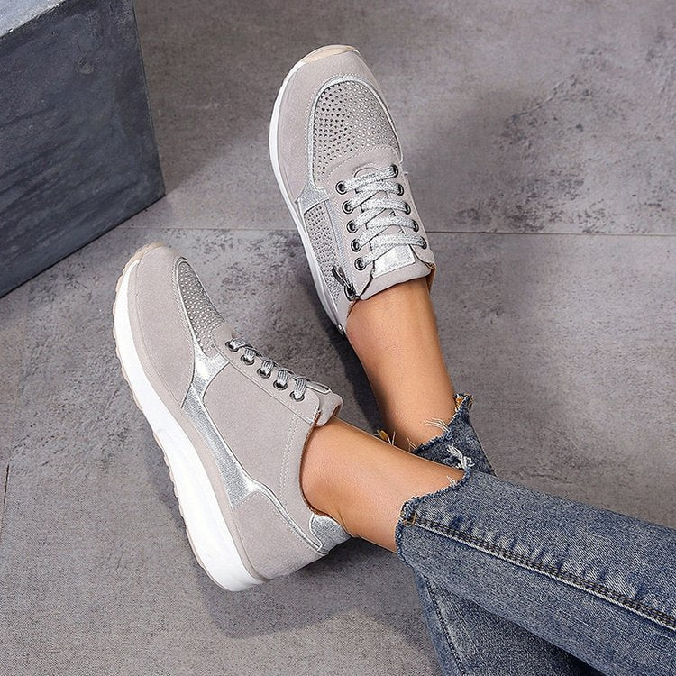 Shoes Women - Casual Cushioned Shoes with Padded Footbed