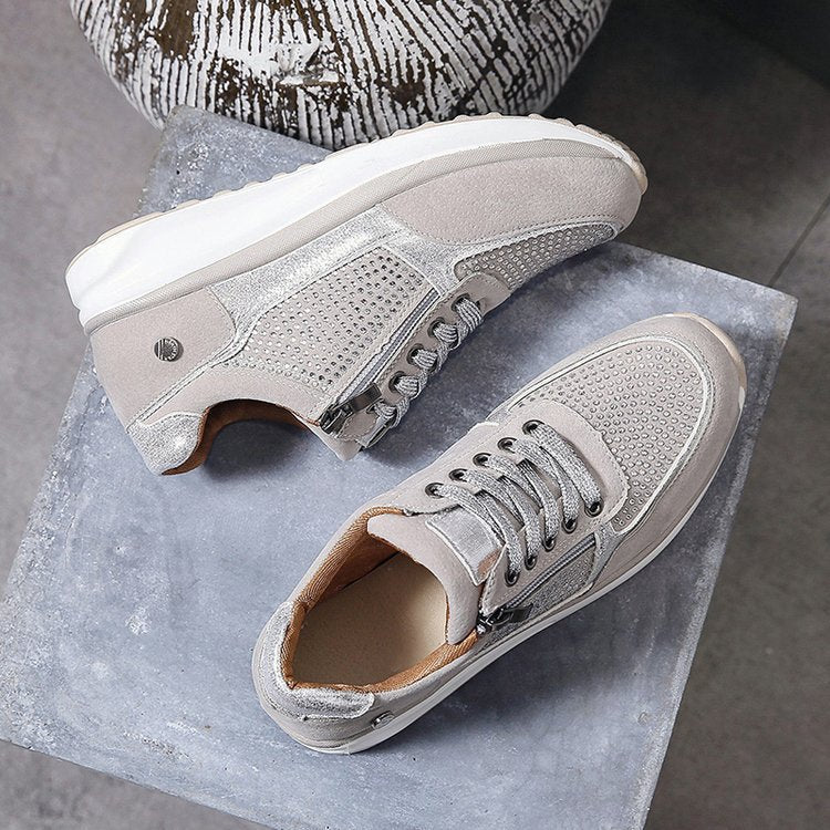 Shoes Women - Casual Cushioned Shoes with Padded Footbed