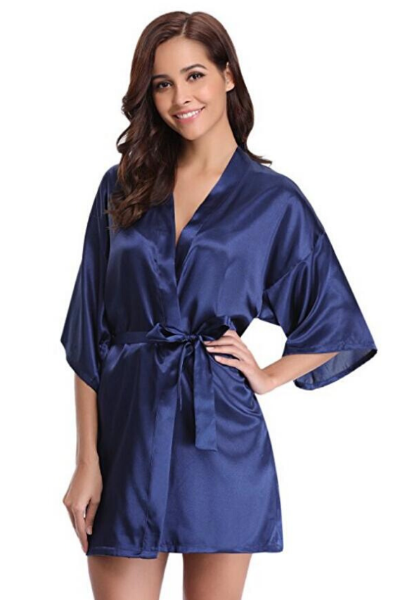 Dressing Gown Women - Satin Soft Lounging Gown