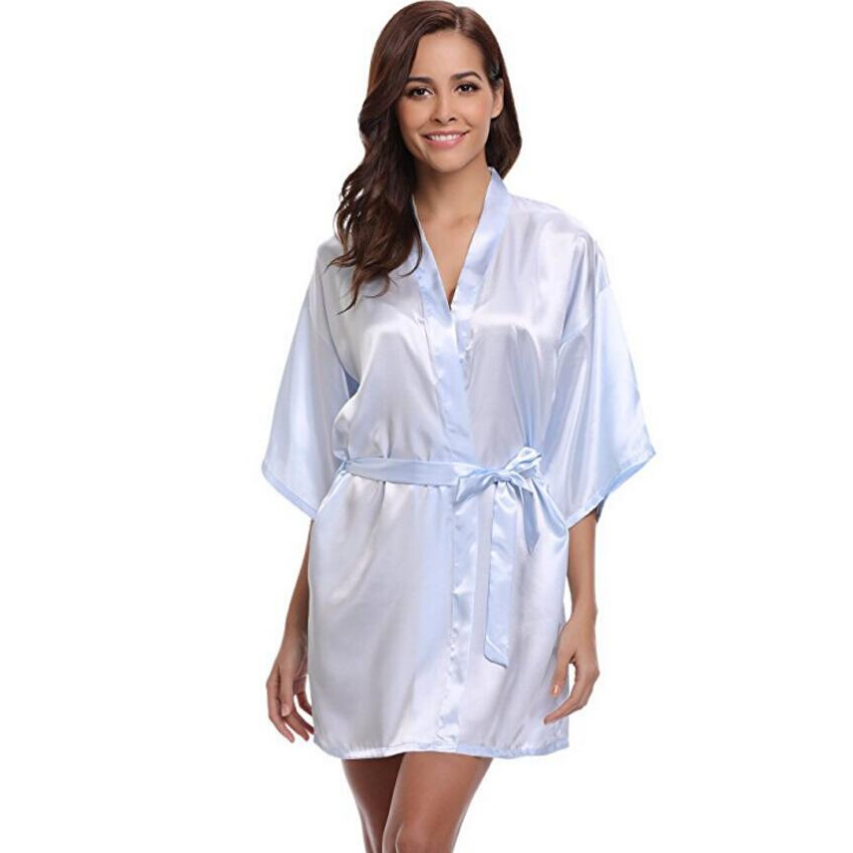 Dressing Gown Women - Satin Soft Lounging Gown