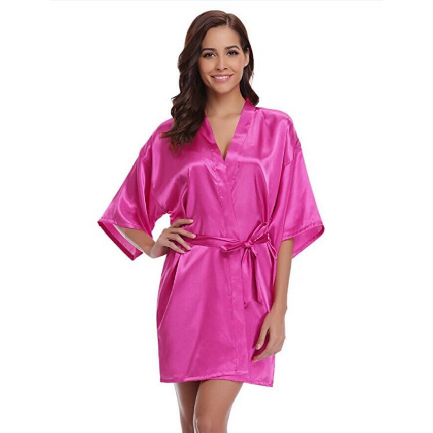 Dressing Gown Women - Satin Soft Lounging Gown