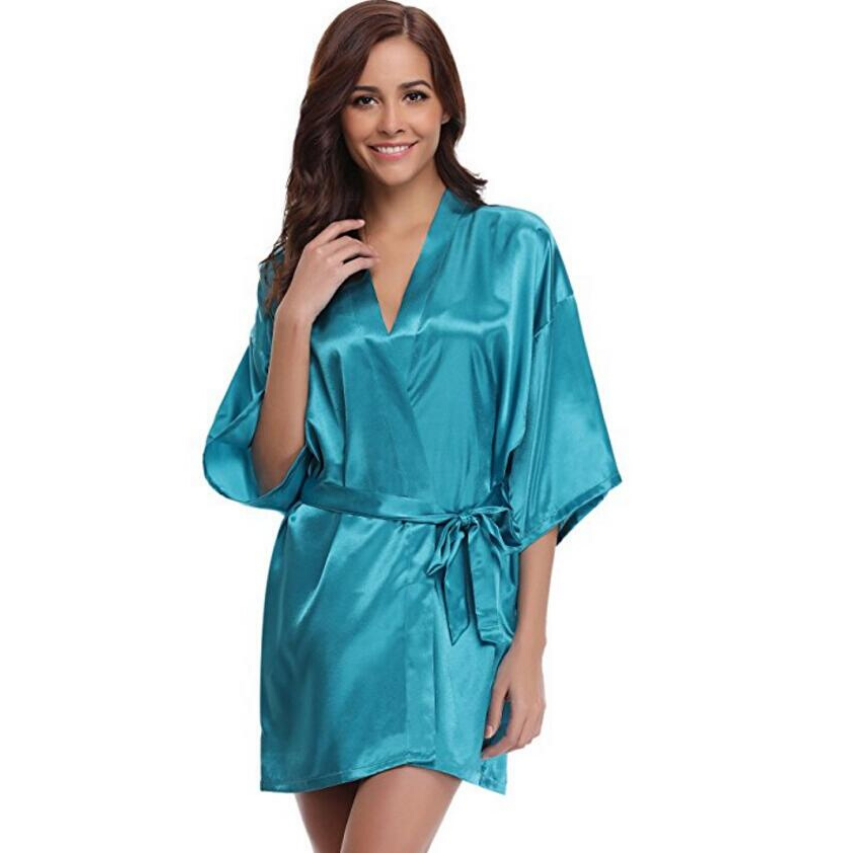 Dressing Gown Women - Satin Soft Lounging Gown