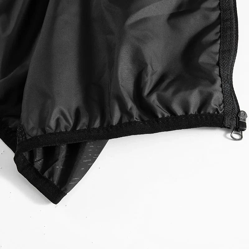 Jacket Men - Lightweight Hooded Shell Jacket with Packable Pouch