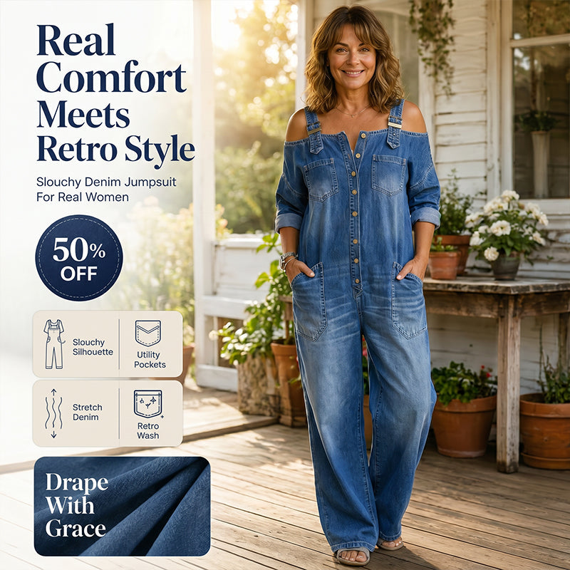 Jumpsuit Women - Wide-Leg Jumpsuit with Pockets