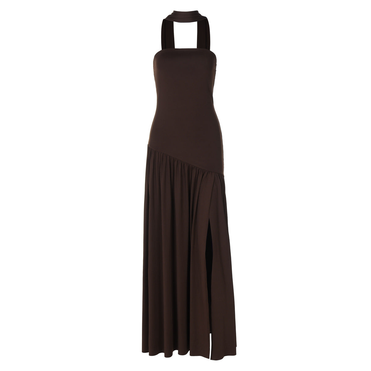 Maxi Dress Women - Corset Dress with Strapless Design