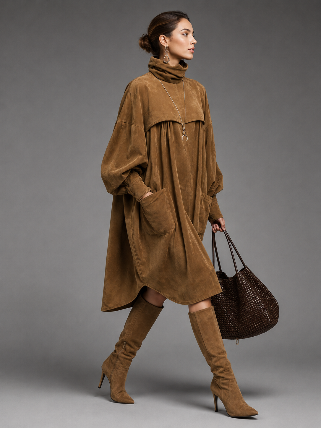 Dress Women - Oversized Shirt Dress