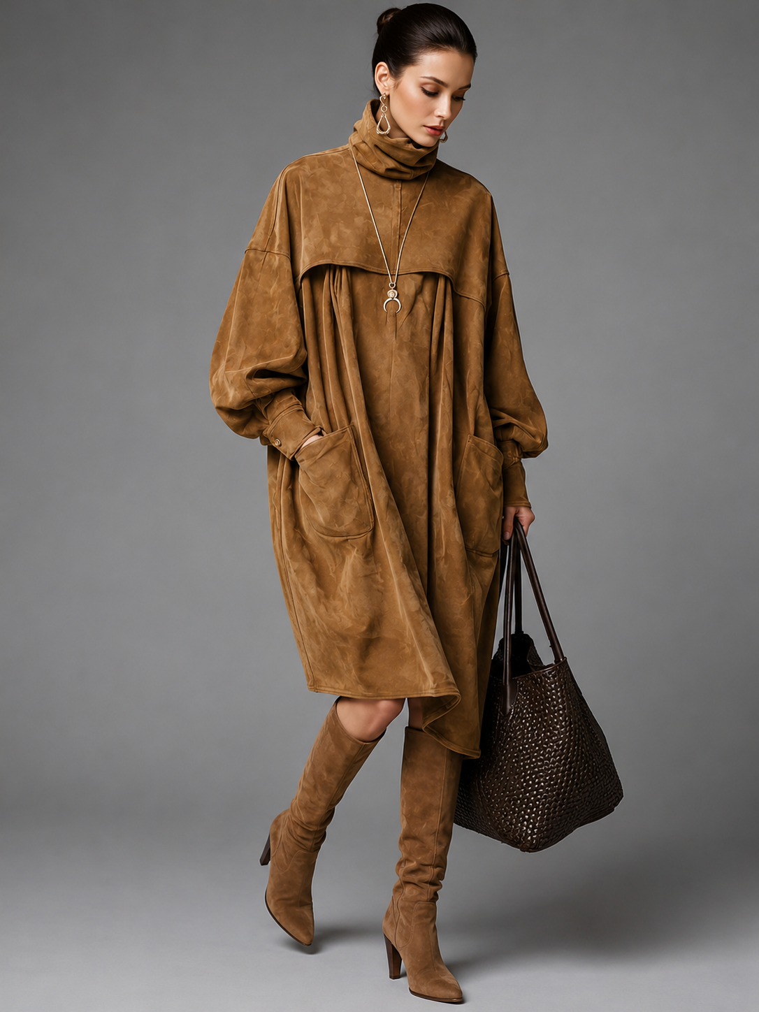 Dress Women - Oversized Shirt Dress