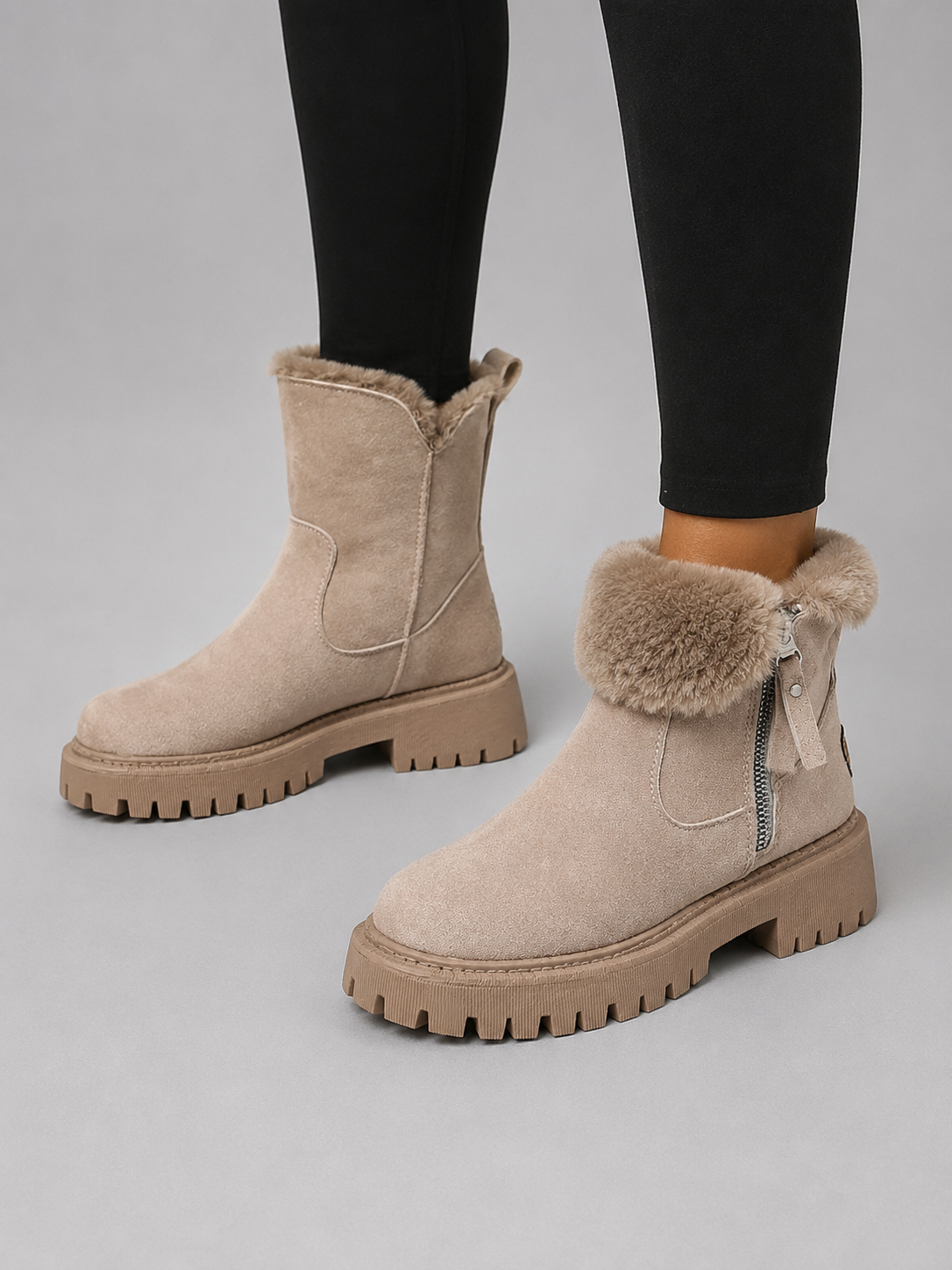 Boots Women - Faux Fur Lined Boots