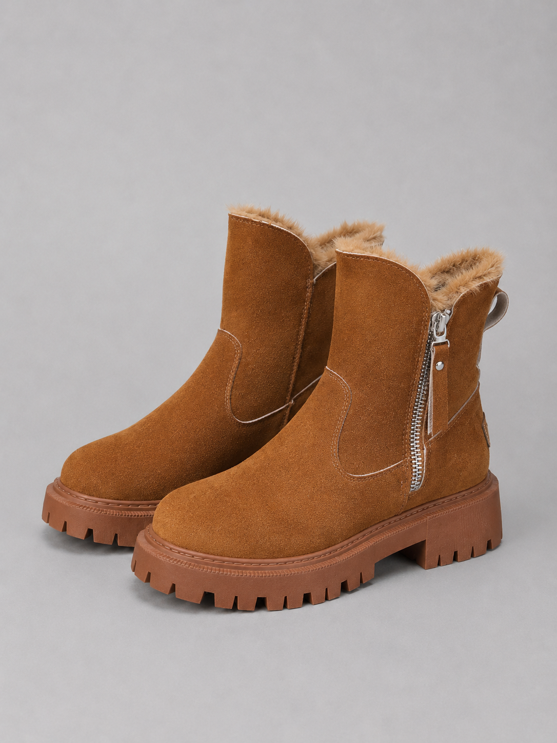 Boots Women - Faux Fur Lined Boots