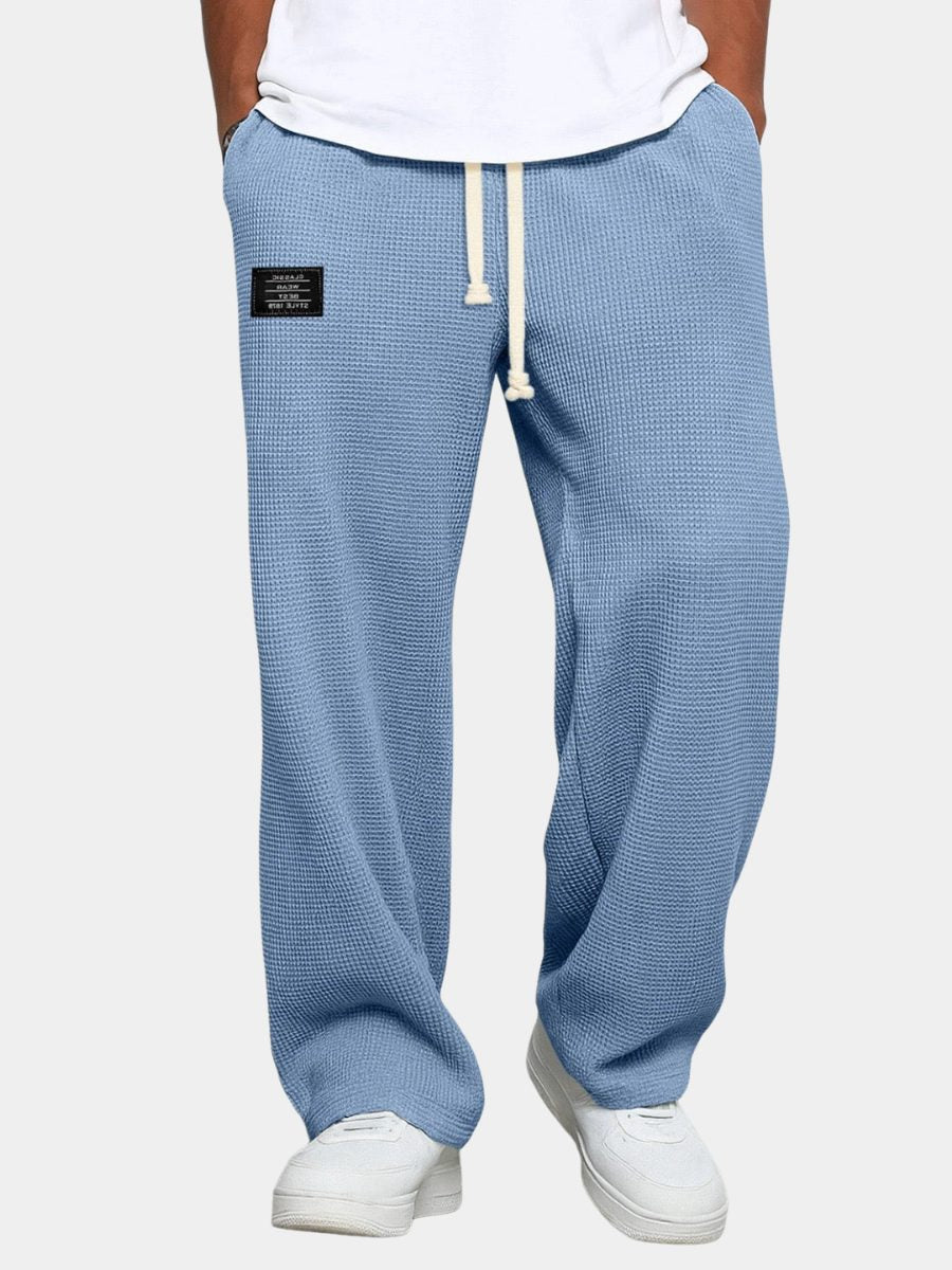 Trousers Men - Relaxed Fit Textured Trousers