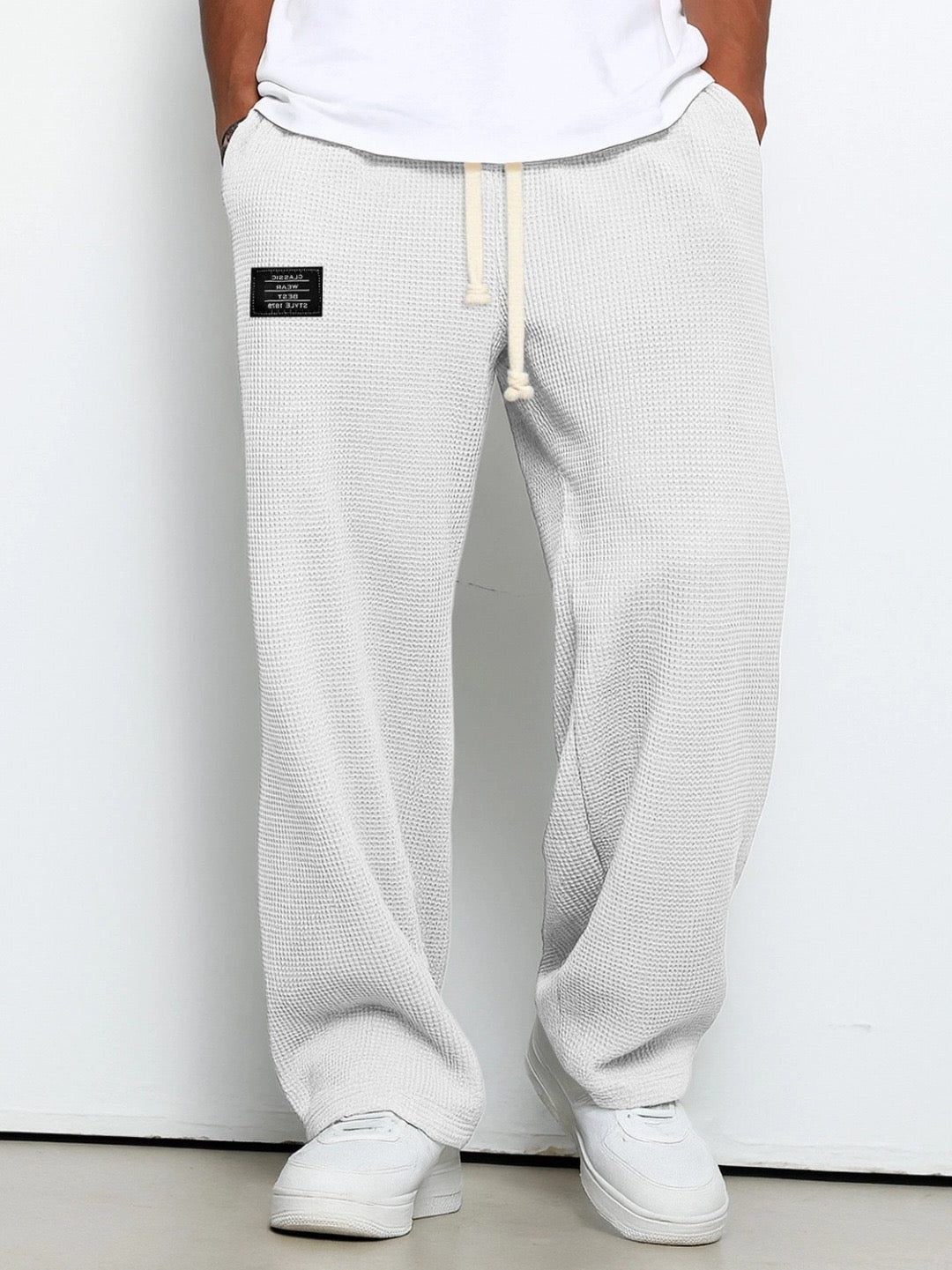 Trousers Men - Relaxed Fit Textured Trousers