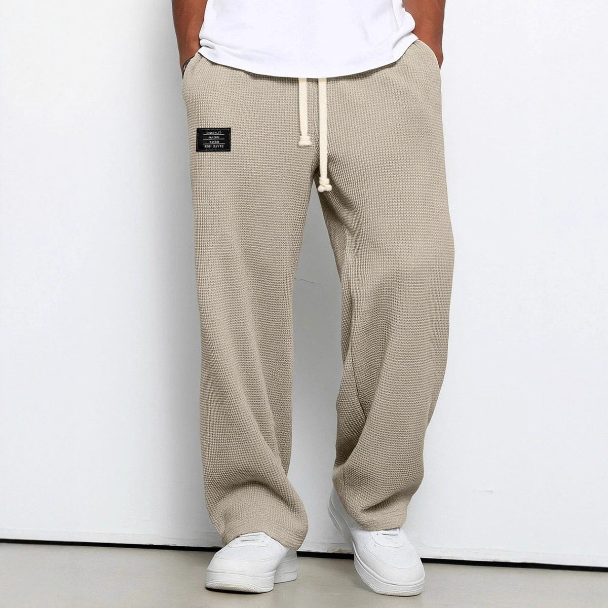 Trousers Men - Relaxed Fit Textured Trousers