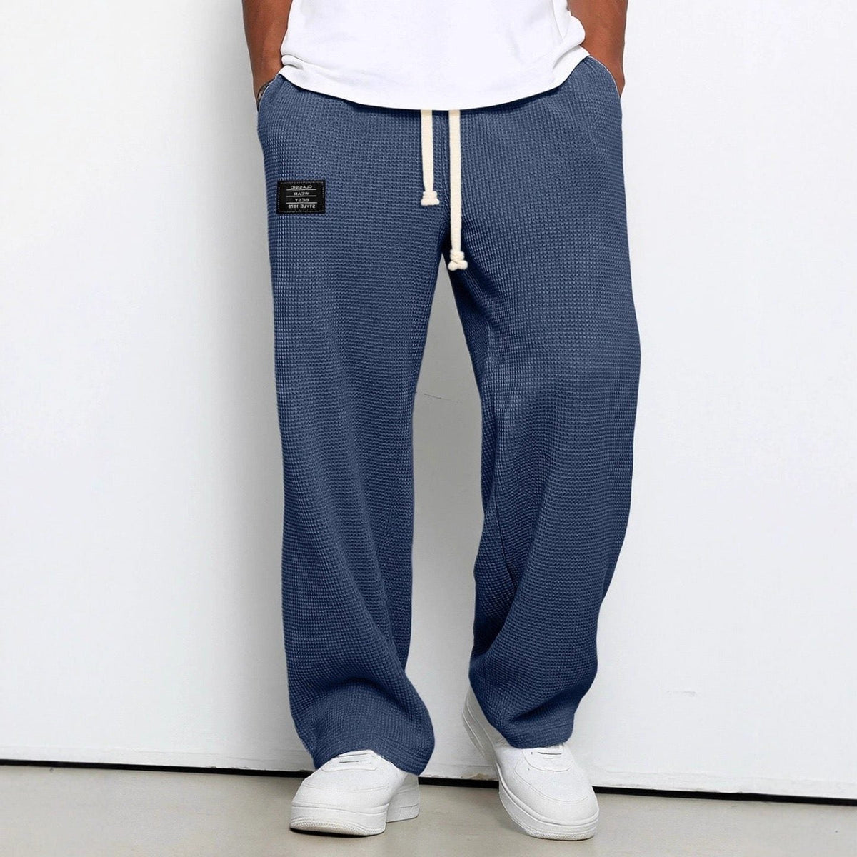 Trousers Men - Relaxed Fit Textured Trousers