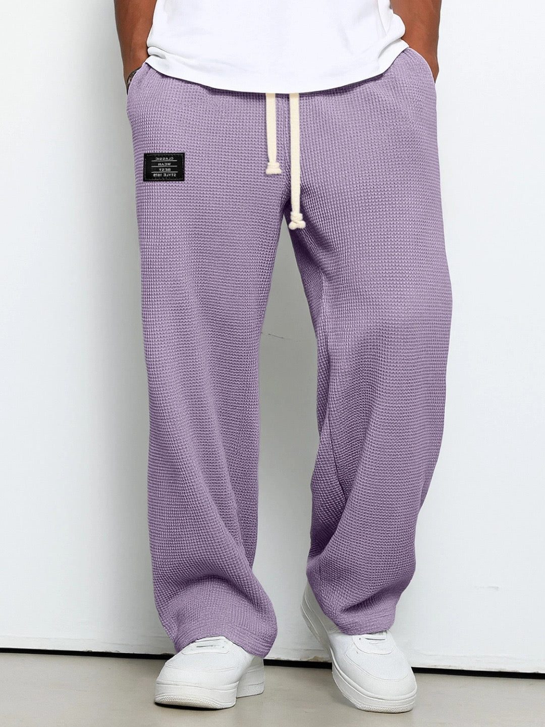 Trousers Men - Relaxed Fit Textured Trousers