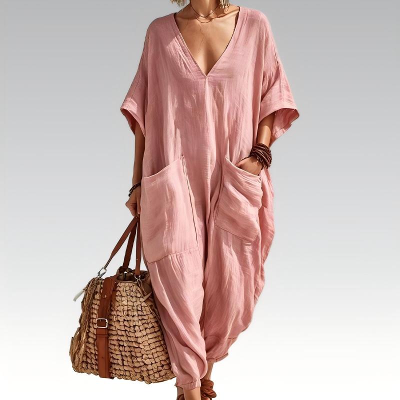 Jumpsuit Women - V-Neck Summer Jumpsuit