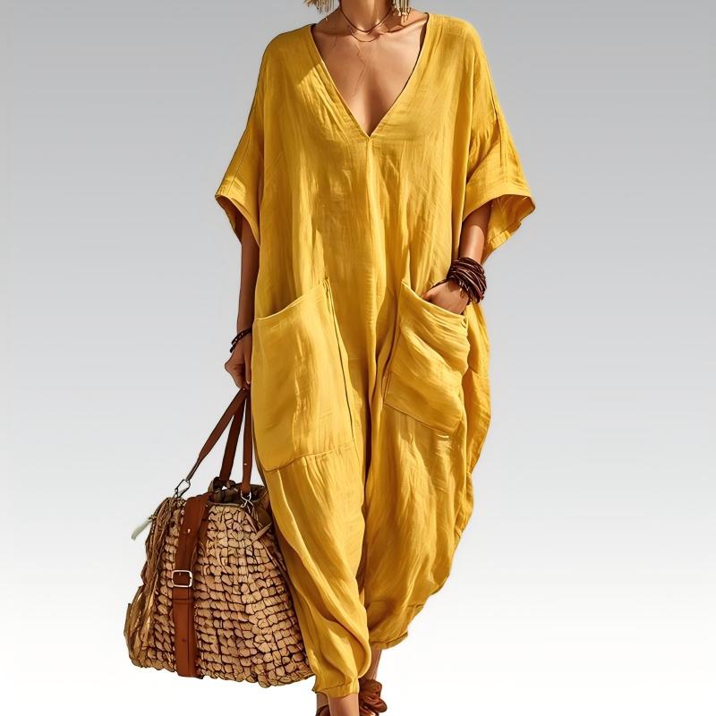 Jumpsuit Women - V-Neck Summer Jumpsuit