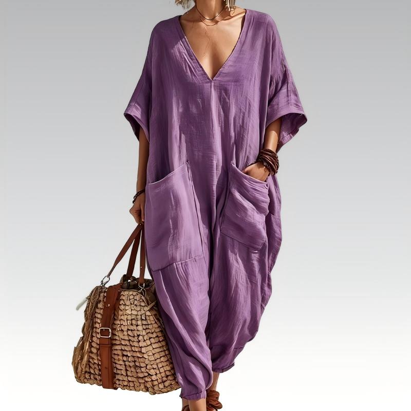 Jumpsuit Women - V-Neck Summer Jumpsuit