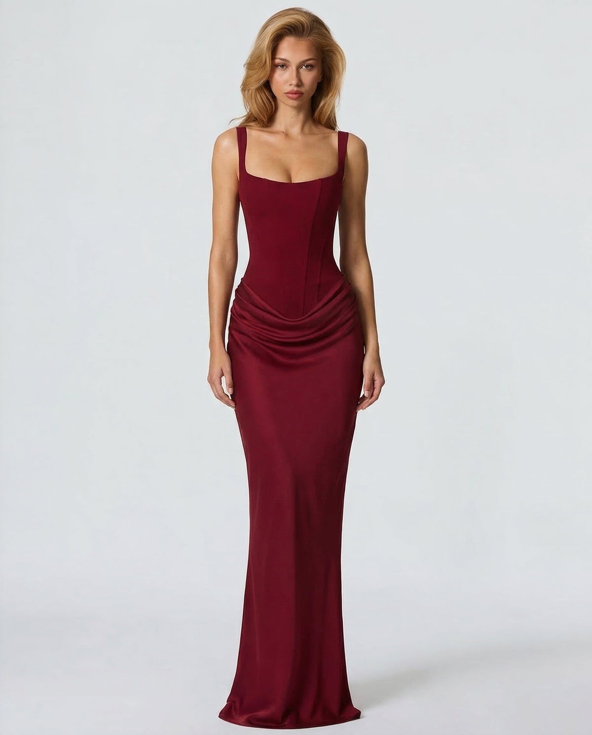 Maxi Dress Women - Fishtail Sculpted Maxi Dress