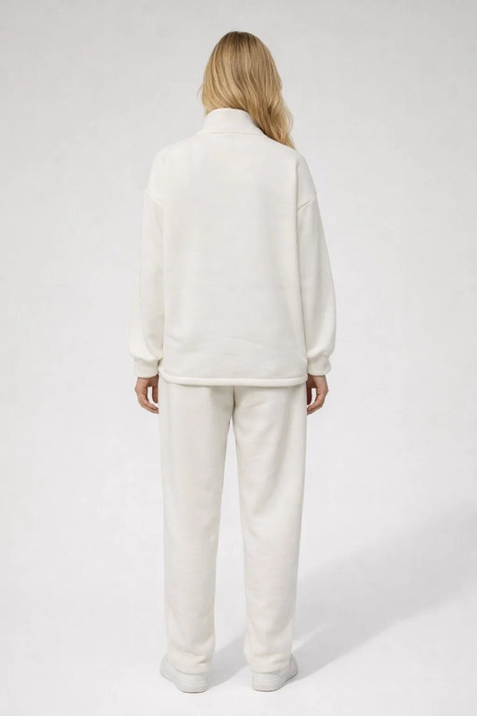Loungewear Women - Set Pullover Loungewear with Half-Zip