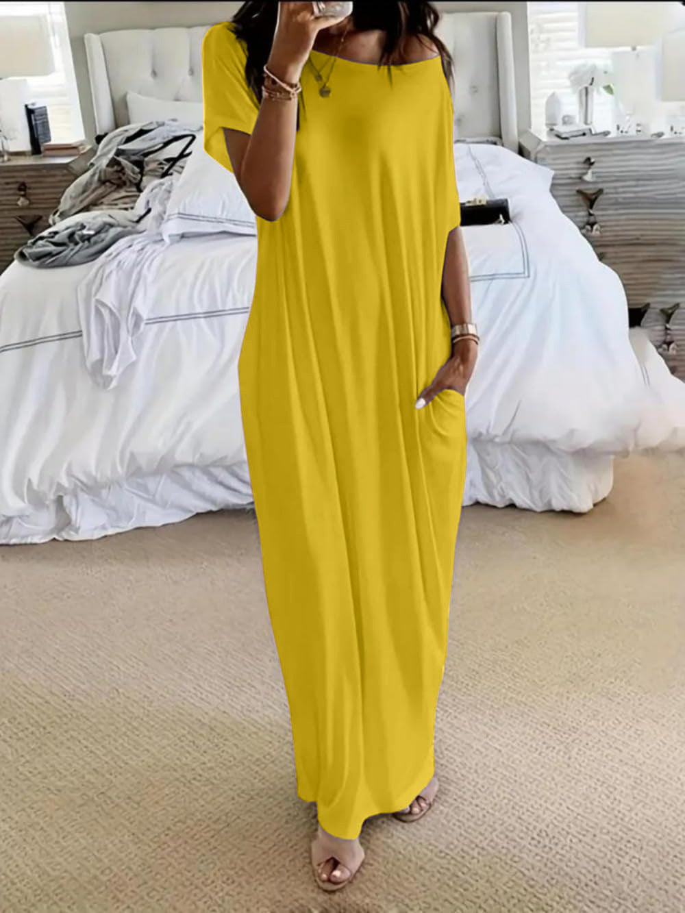 Dress Women - Asymmetric Off-Shoulder Dress