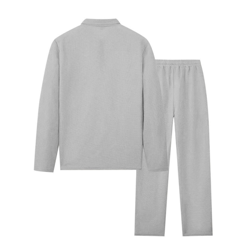 Set Men - Waffle Knit Two-Piece Outfit