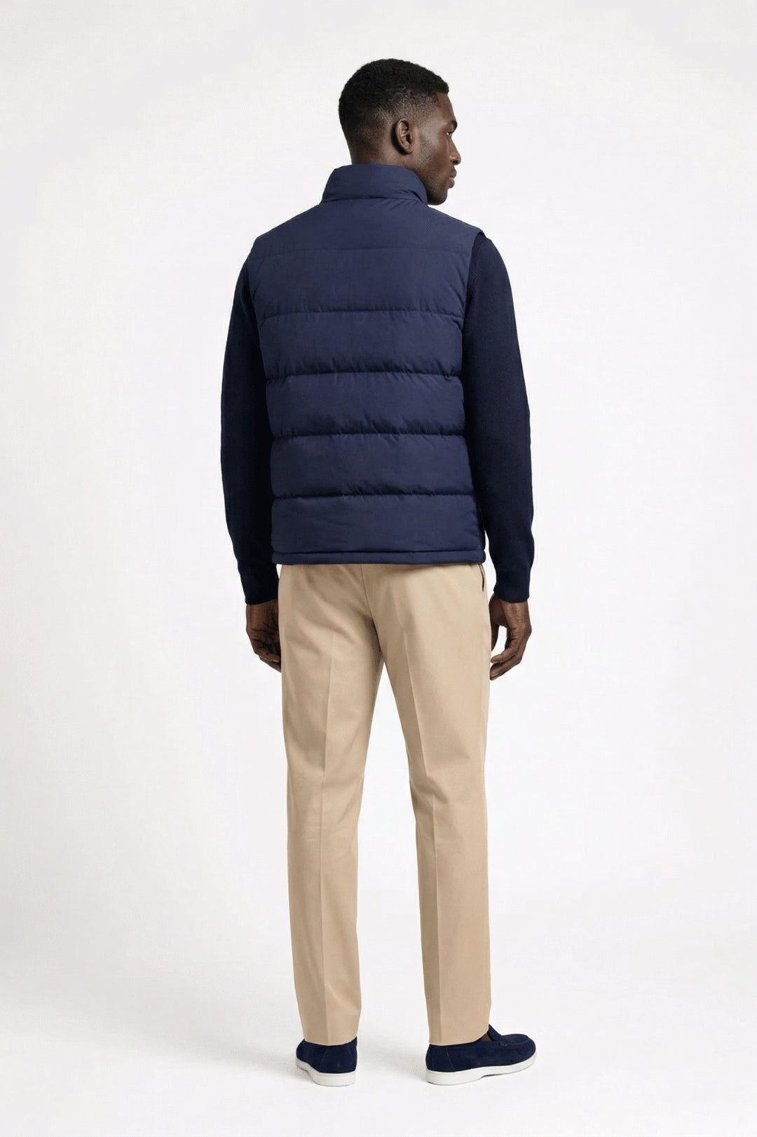 Gilet Men - Lightweight Bodywarmer Stand Gilet with Collar