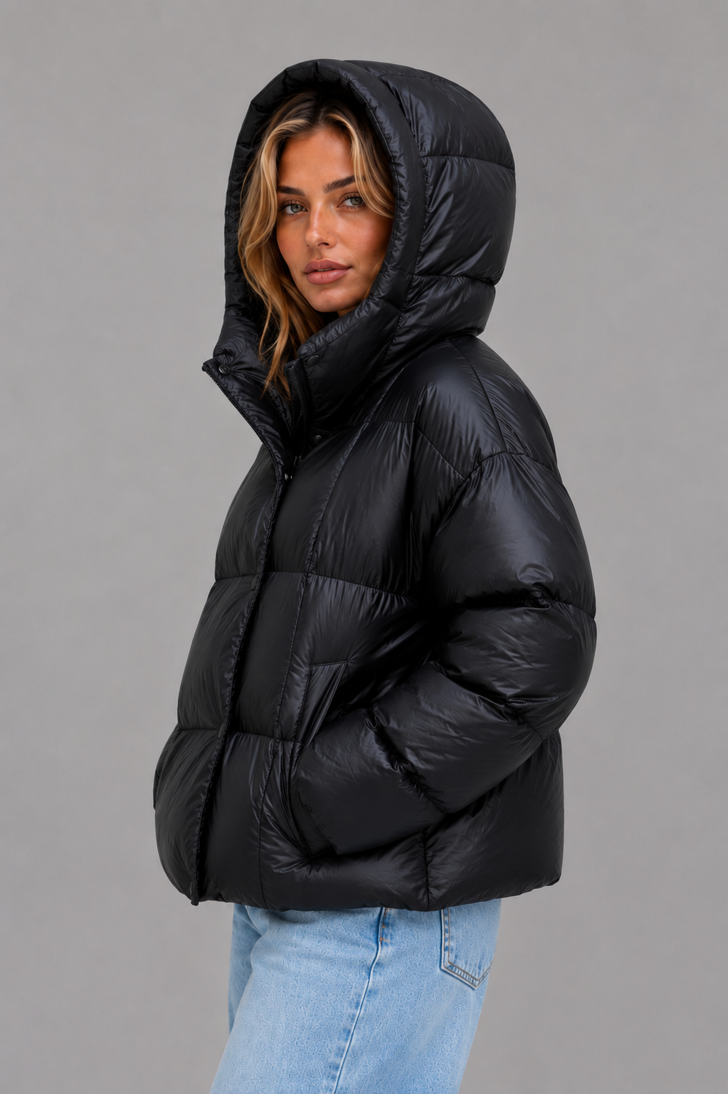 Coat Women - Oversized Puffer Coat