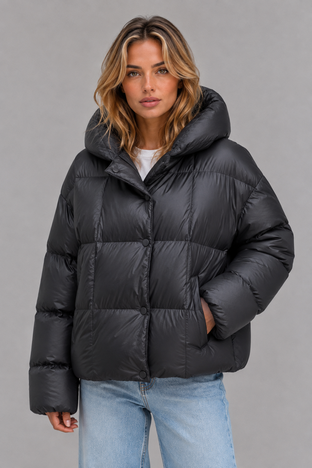 Coat Women - Oversized Puffer Coat